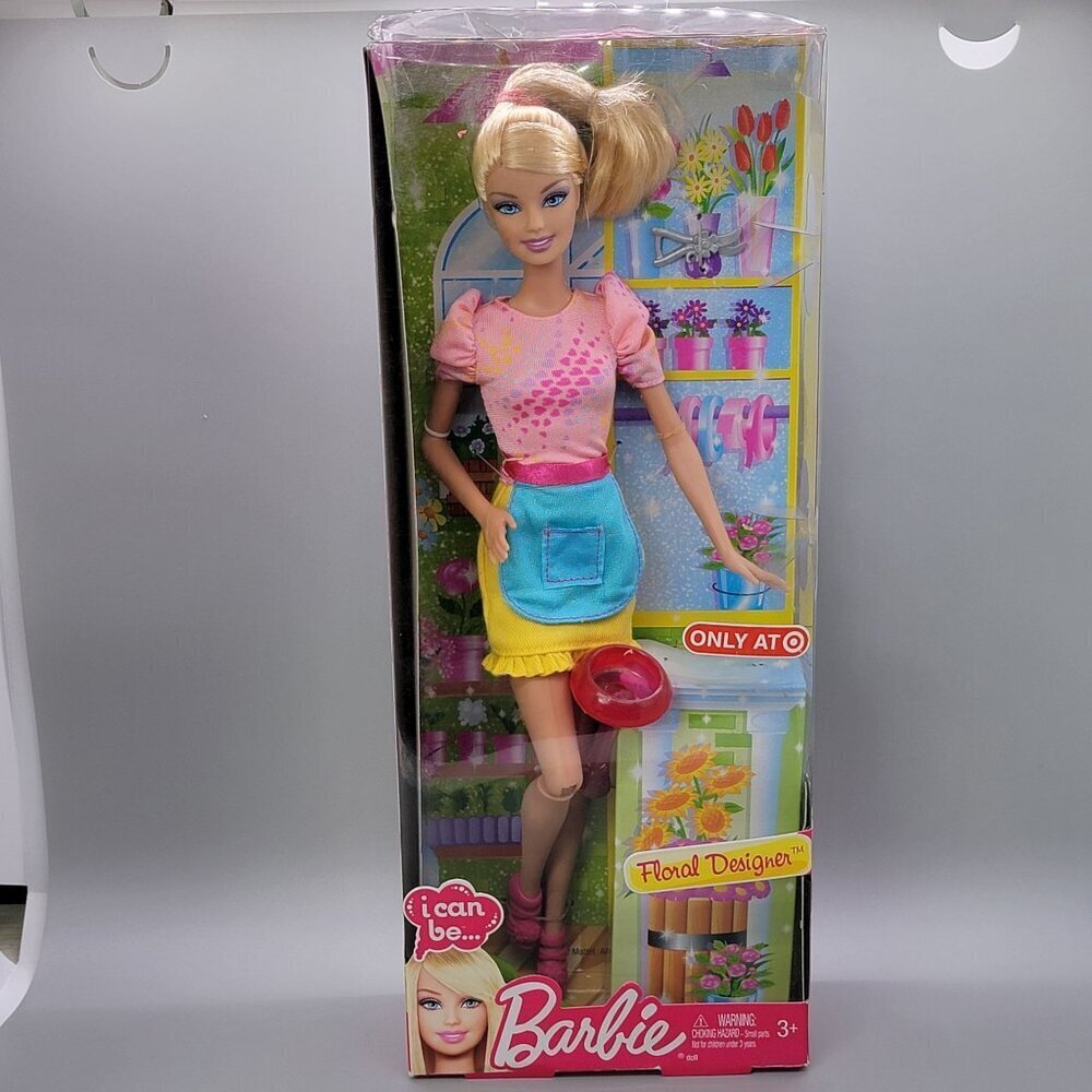 2012 I Can Be Floral Designer Barbie Doll Mattel Y7485 Target Exclusive